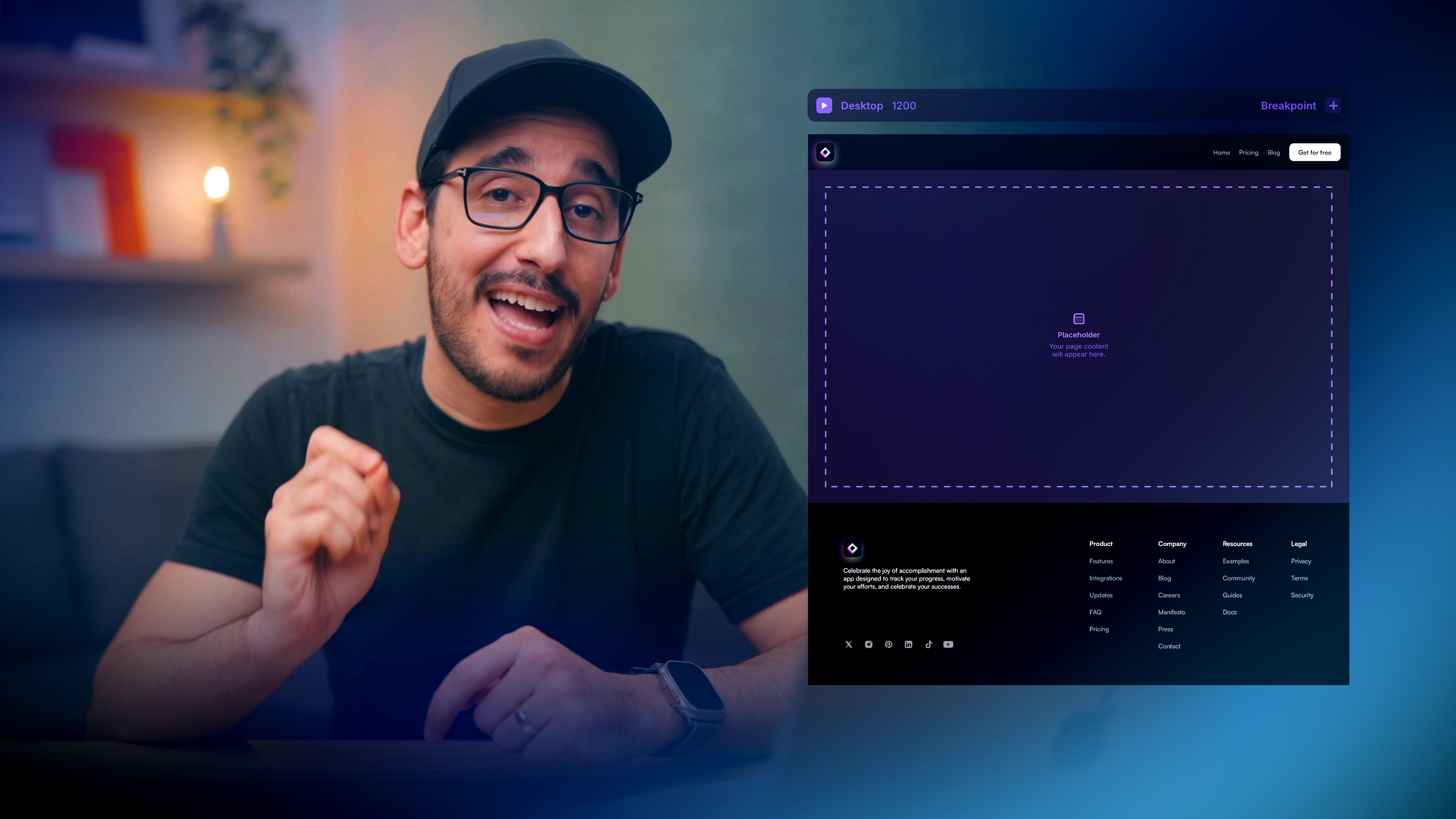 Using layout templates in Framer — lesson cover image