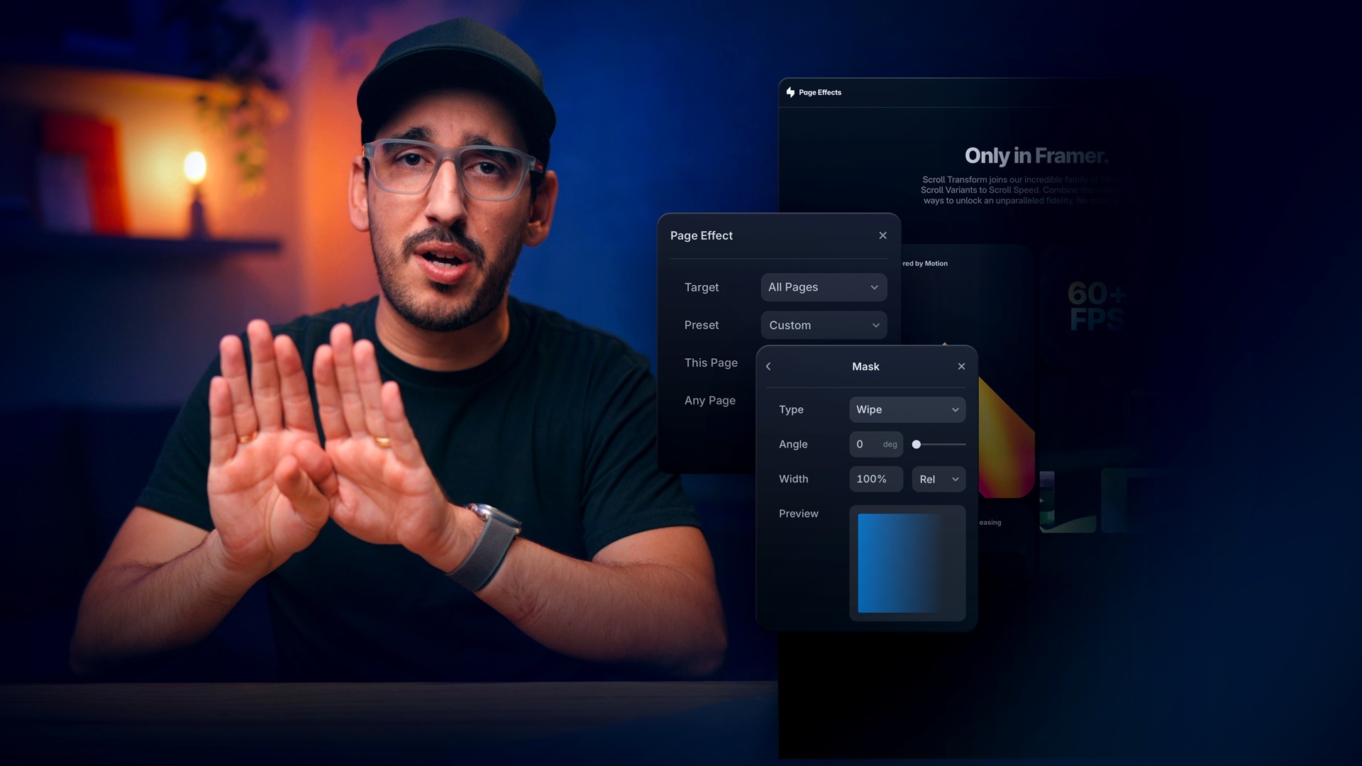 Animating transitions between pages in Framer — lesson cover image