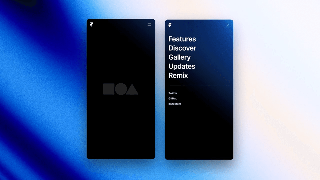 Design mobile menu’s with custom fade-in animations. — lesson cover image