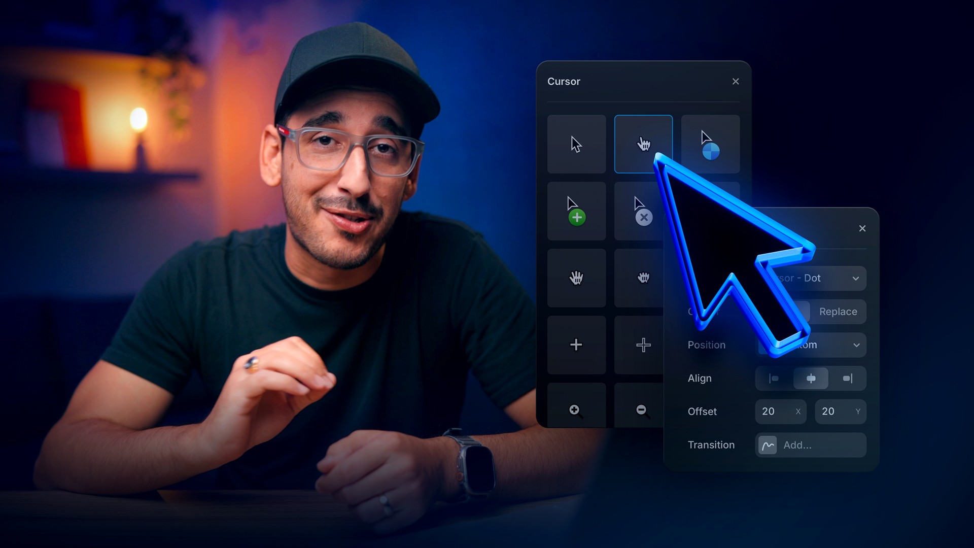 Setting up custom cursors in Framer — lesson cover image