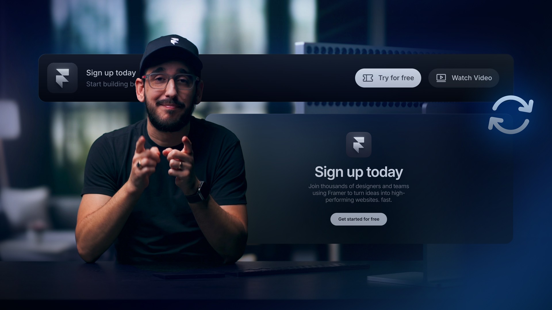 Replace component instances site-wide in Framer — lesson cover image
