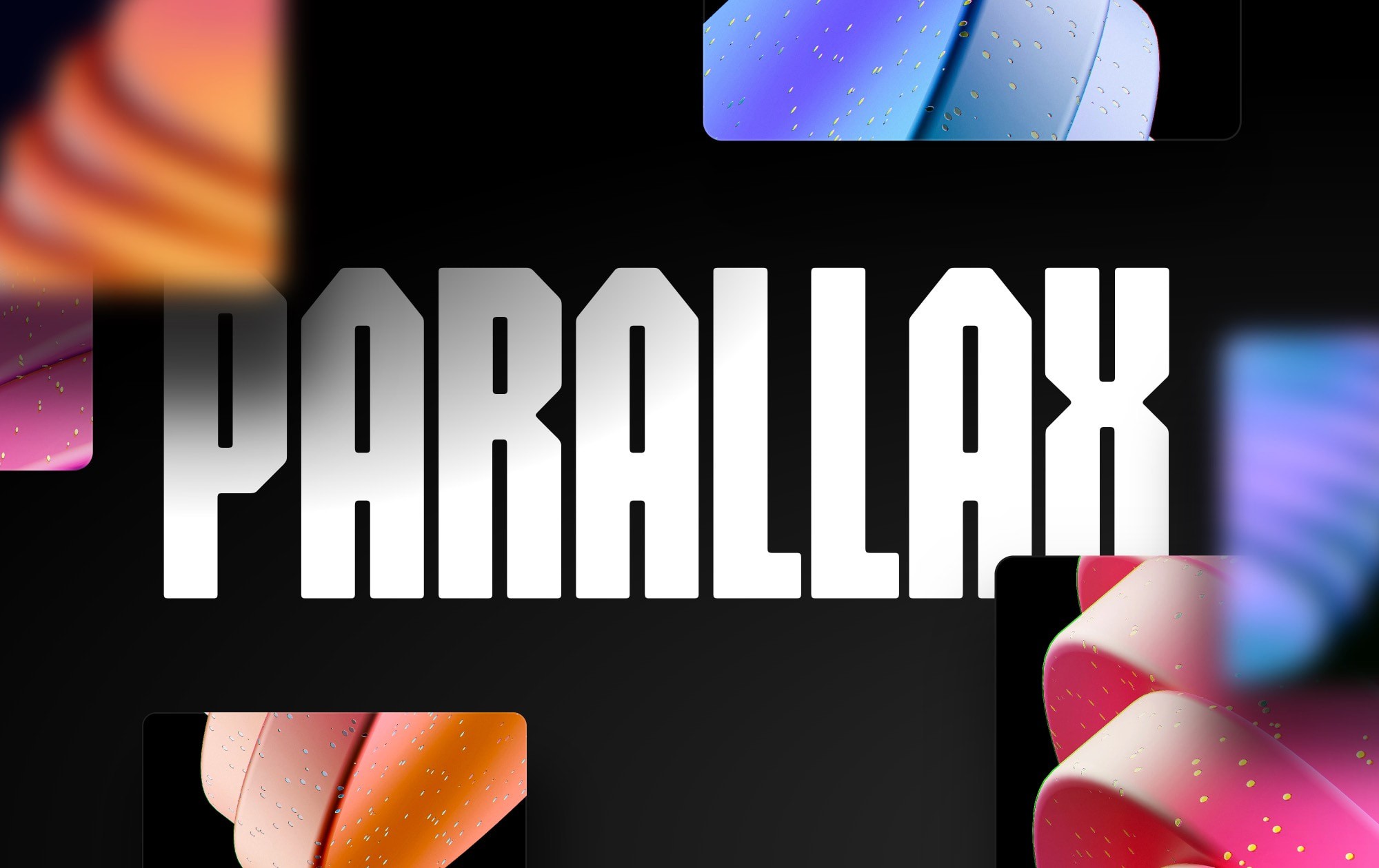 A collection of websites with parallax scrolling done in Framer