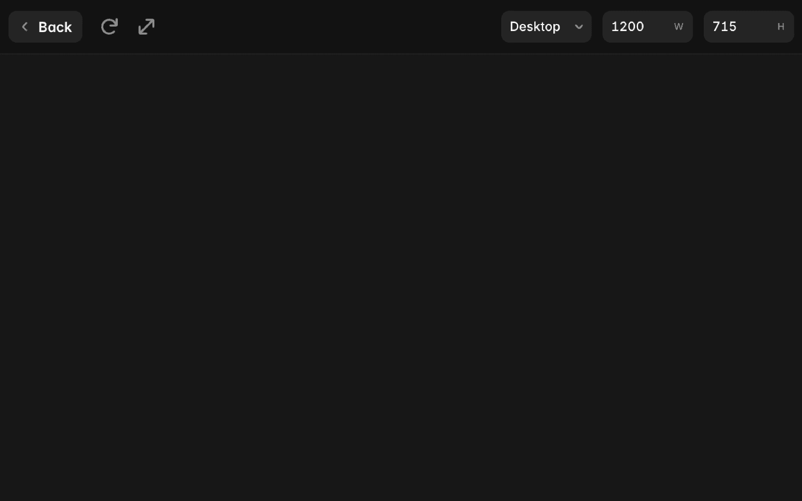 Breakpoint preview disabled in your project, showing Tablet breakpoint selected while Desktop is unavailable