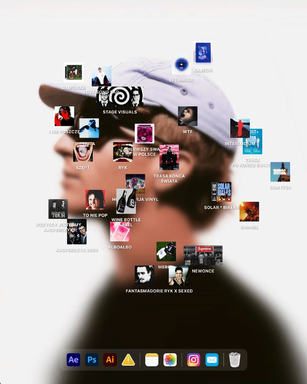 Portfolio website example created with Framer