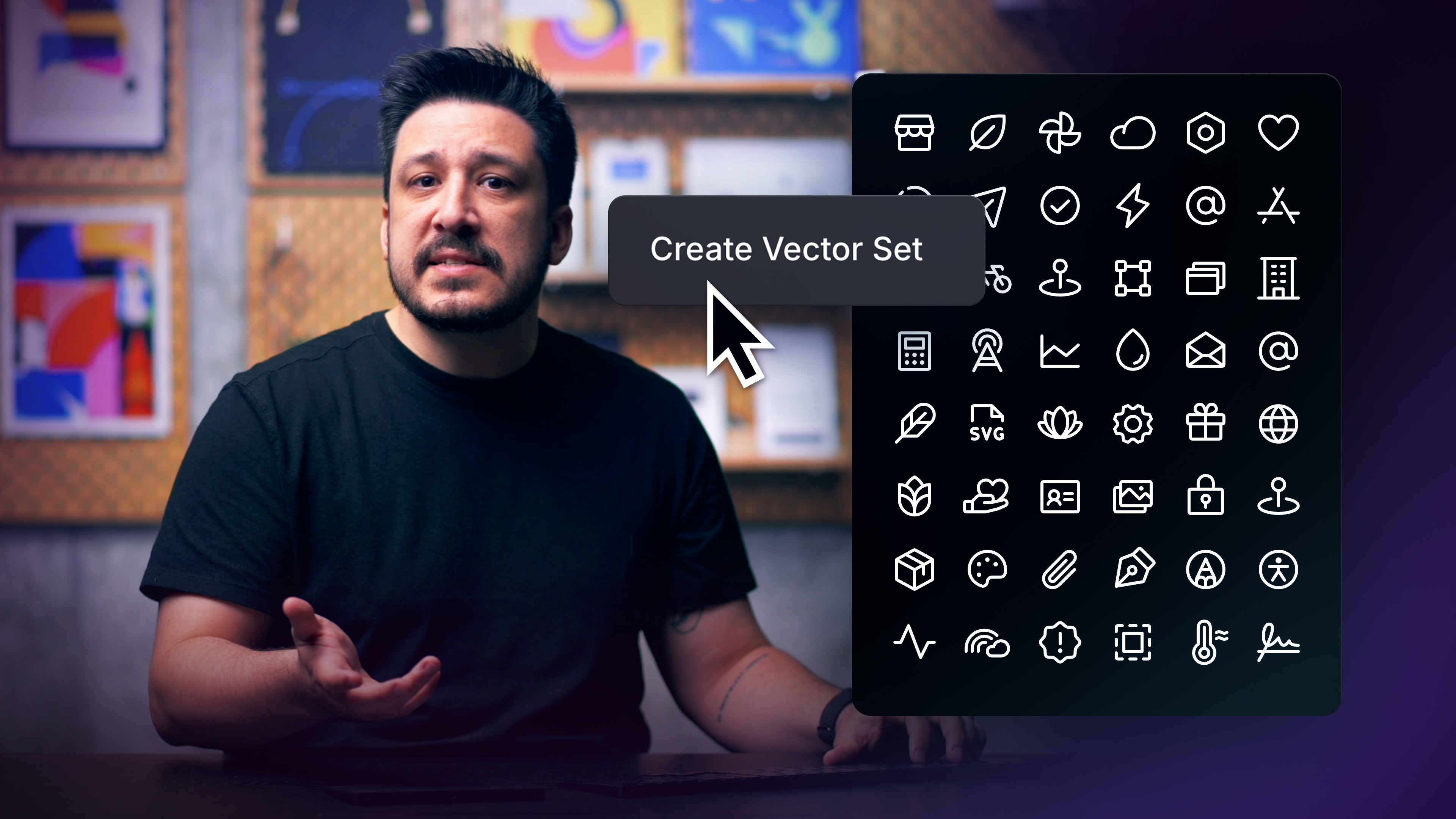 Creating and Organizing Vector Sets in Framer — lesson cover image