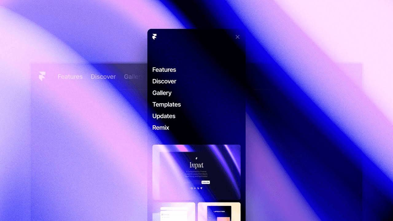 Design a Scrollable mobile menu with height animation — lesson cover image