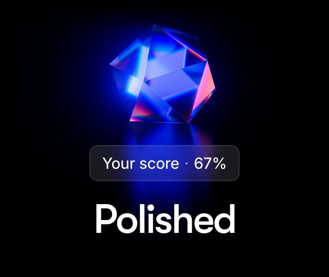 Preview of a personalized Stack Score recommendation