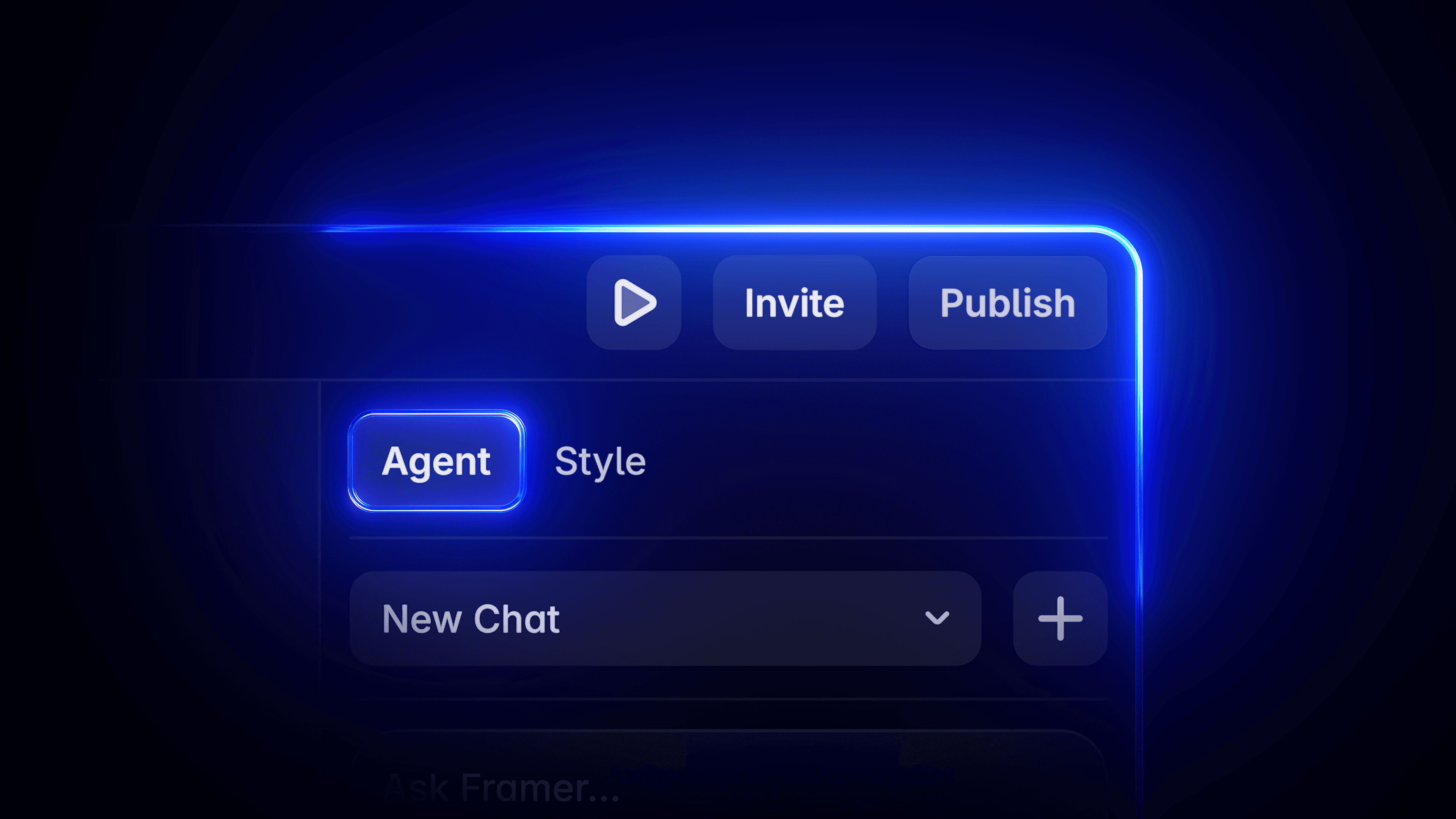 Framer Agents course cover showing an AI prompt interface.