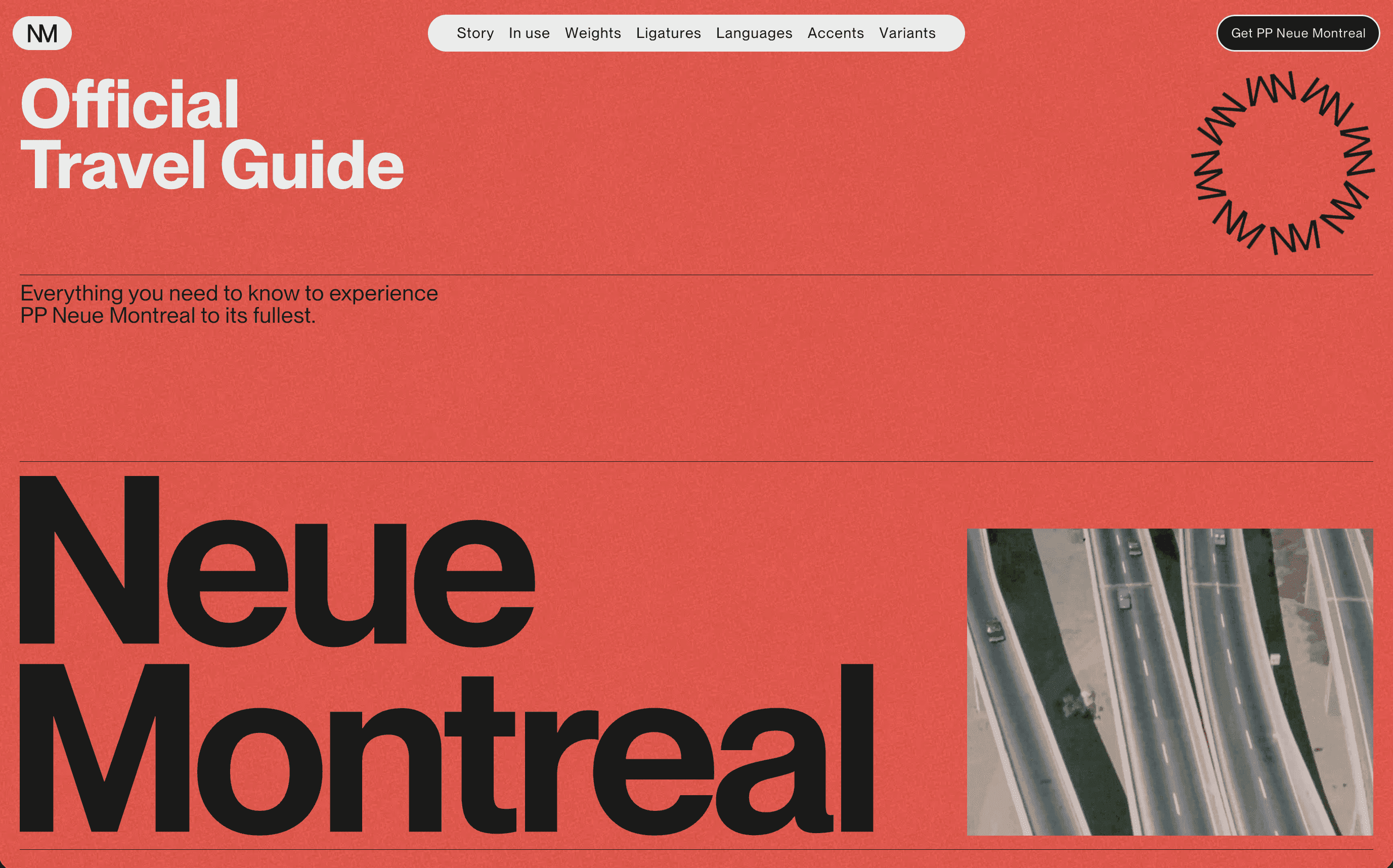 PP Neue Montreal typeface site