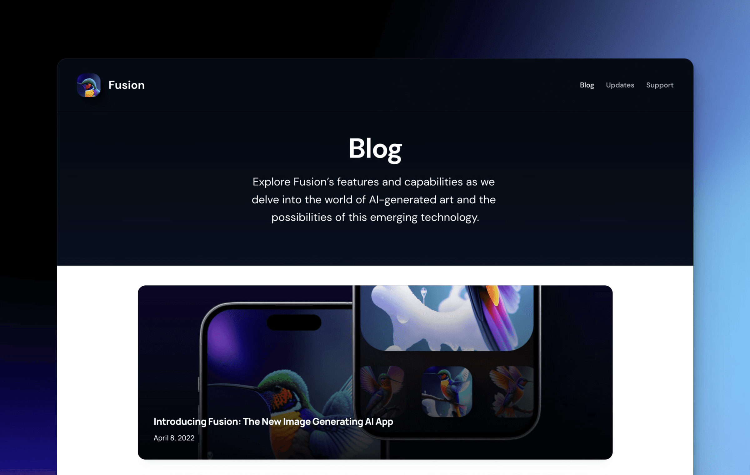 Presenting Fusion: the ultimate app showcase Framer template — cover image