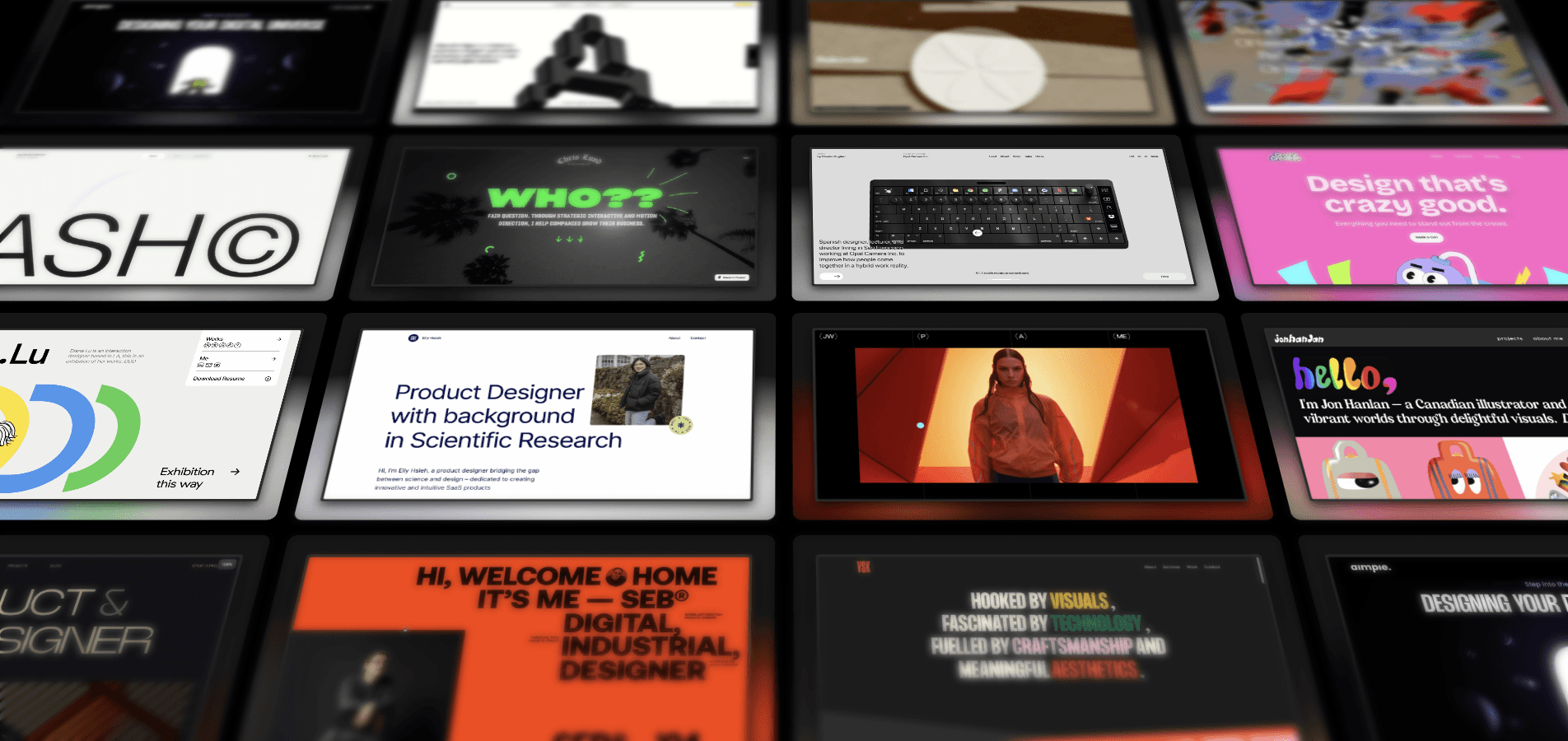 15 professional UX portfolios: structure & interaction analysis — cover image