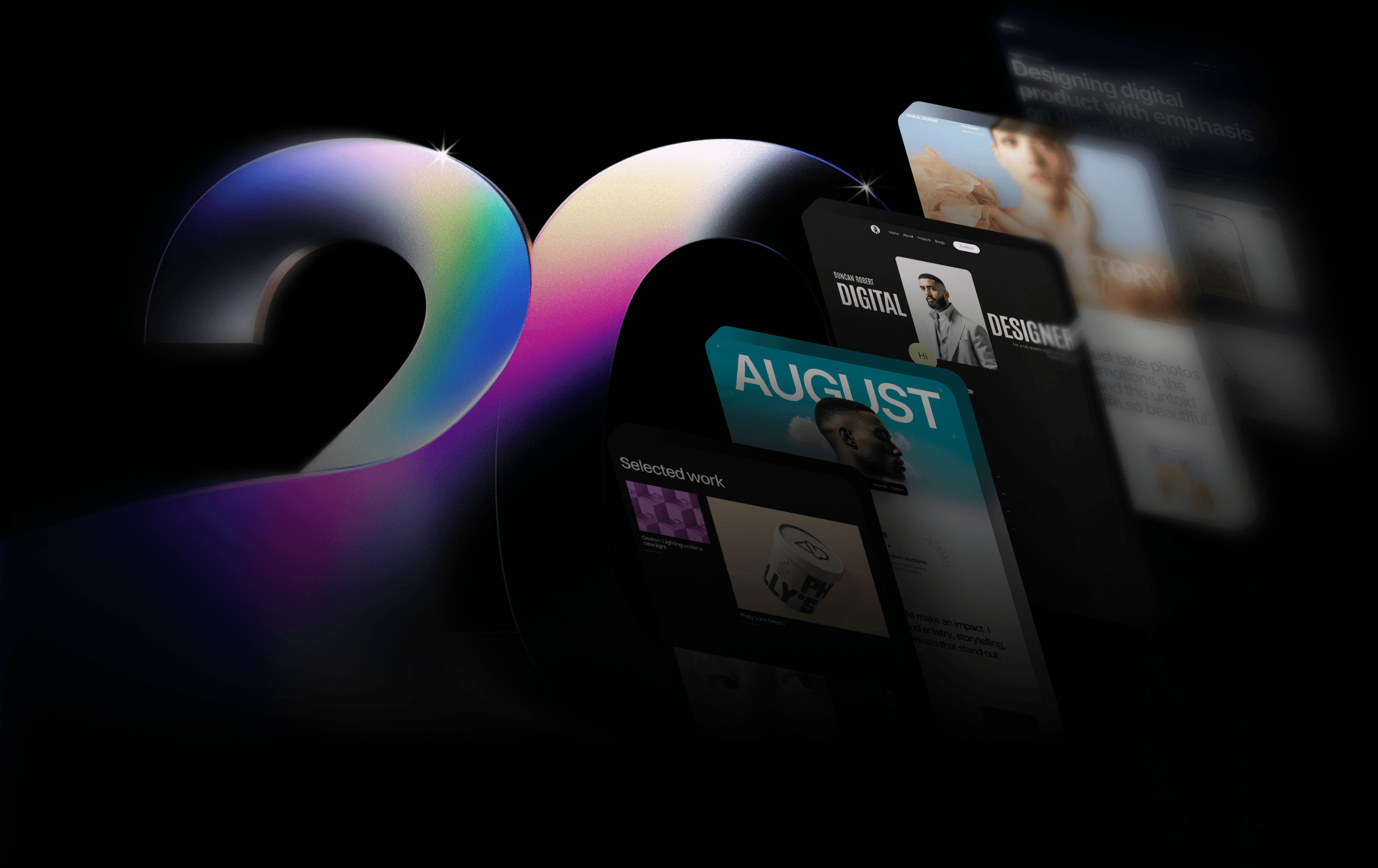 20 unique personal website examples to inspire you — cover image