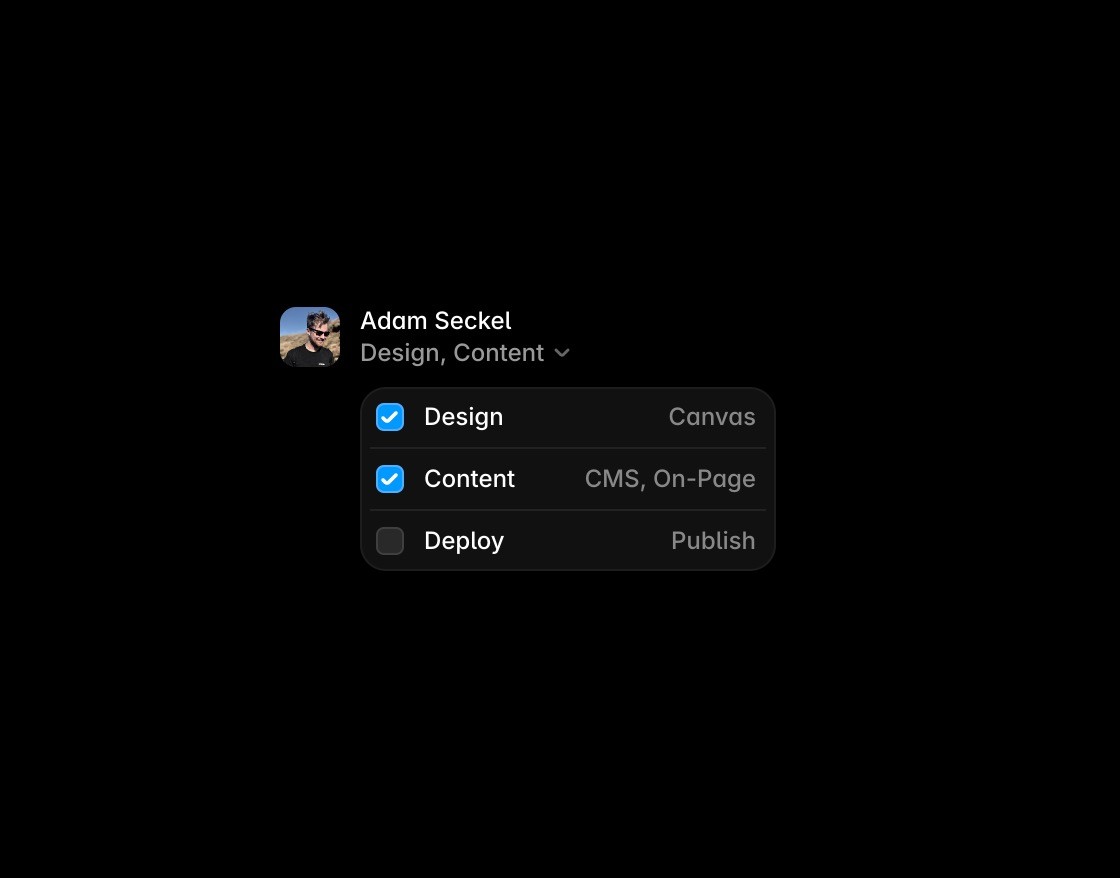 Mobile collaboration interface preview