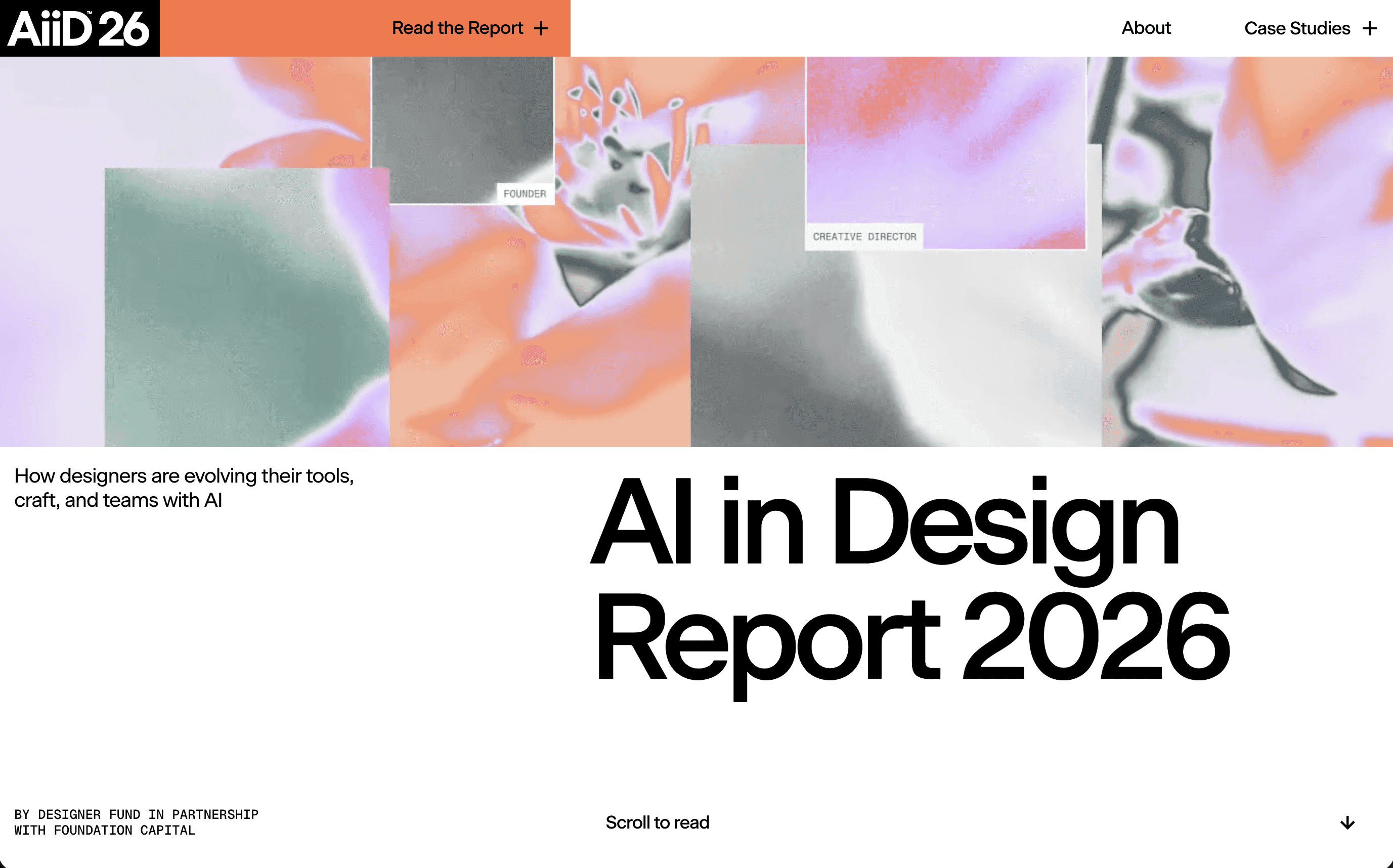 AI in Design Report 2026 site