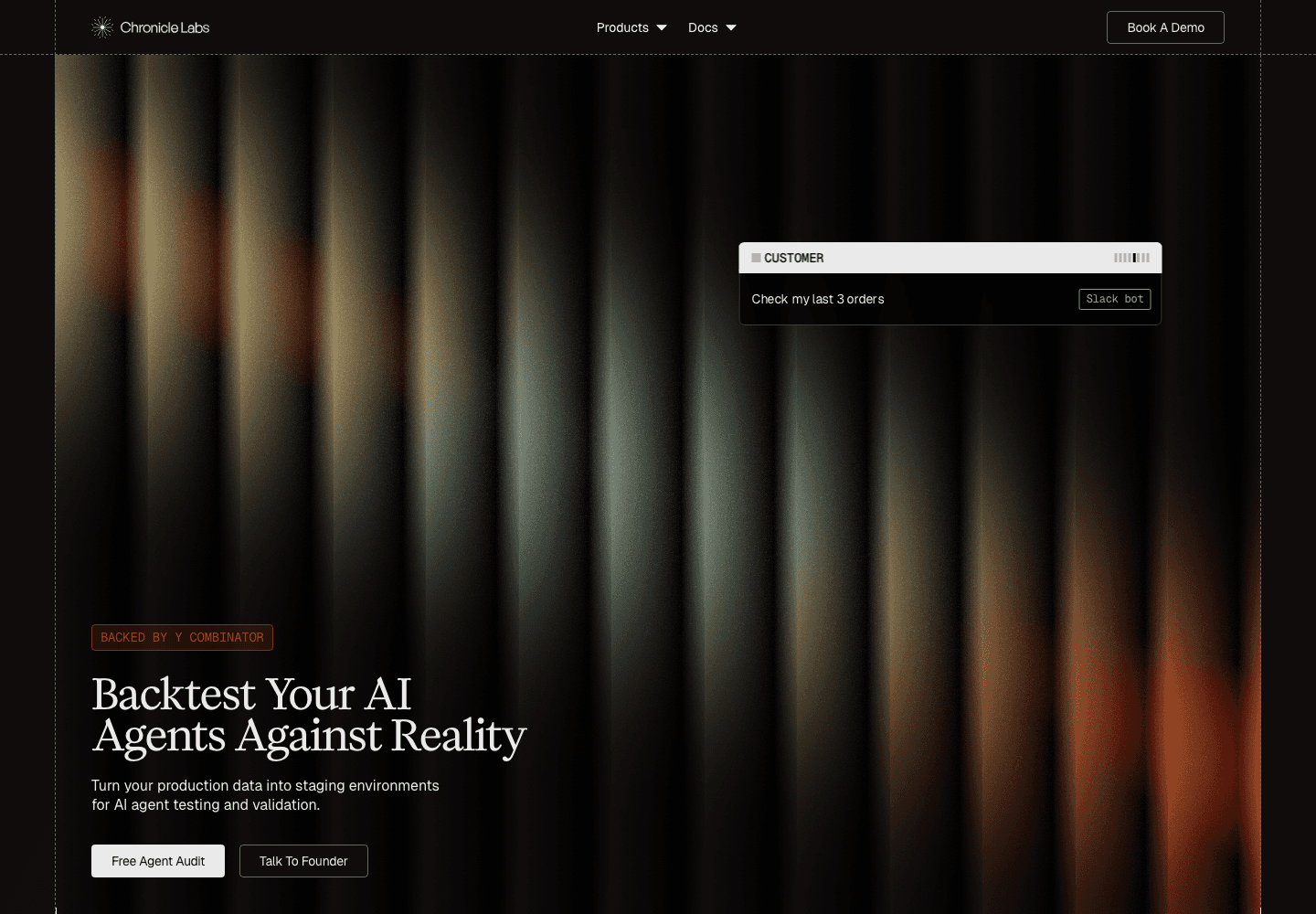 Chronicle Labs website screenshot