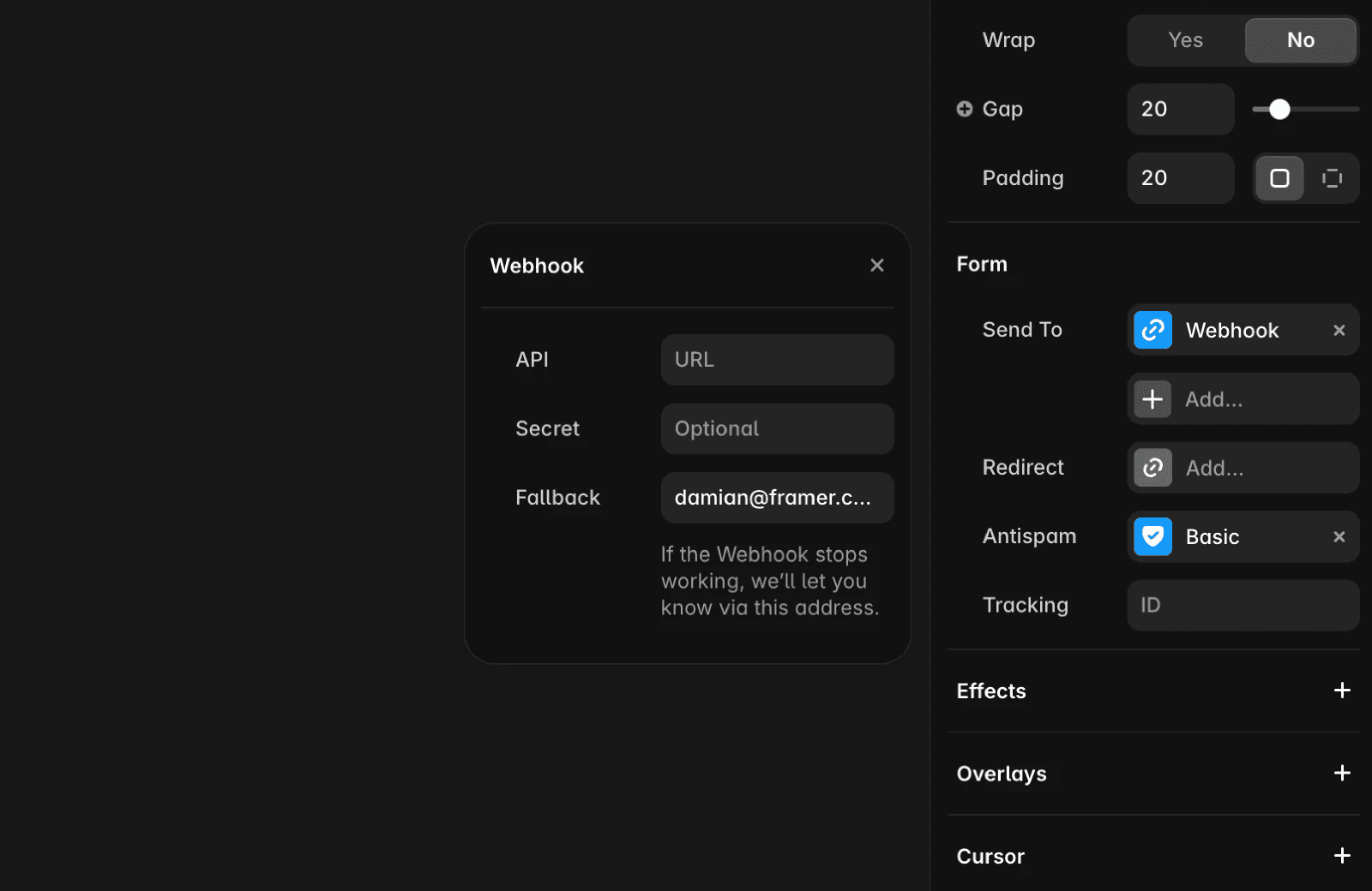 Webhook Forms